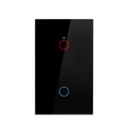 US WiFi Smart Wall Switch Touch Sensor LED Light Switches RF433 1/2/3/4 Gang Works with Tuya Smart Home APP Alexa Google Home