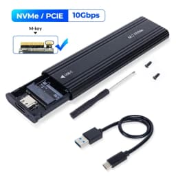 M2 SSD Case NVME SATA Dual Protocol M.2 to USB Type C SSD Enclosure Adapter NVME SATA SSD Disk Box Supports M Keys and B&M Keys