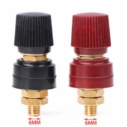 2pcs/Set 6mm 8mm Battery Terminal Connector Kit, Remote Power Junction Post for Car Auto Accessories