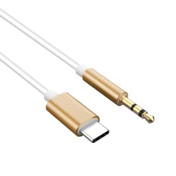 NNBILI Type C To 3.5mm Aux Audio Cable Headset Speaker Headphone Jack Adapter Car Aux for Samsung S25 Note 20 S26 Ultra Tab S7
