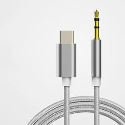 NNBILI Type C To 3.5mm Aux Audio Cable Headset Speaker Headphone Jack Adapter Car Aux for Samsung S25 Note 20 S26 Ultra Tab S7