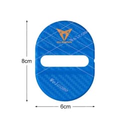 Silicone Car Door Lock Buckle Protection Cover Elastic For Seat Cupra Ateca Born Leon IBIZA Raval Formentor Terramar valve core