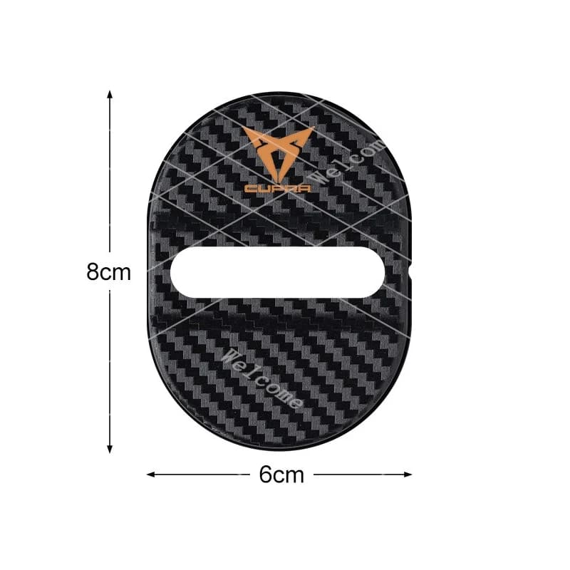 Silicone Car Door Lock Buckle Protection Cover Elastic For Seat Cupra Ateca Born Leon IBIZA Raval Formentor Terramar valve core