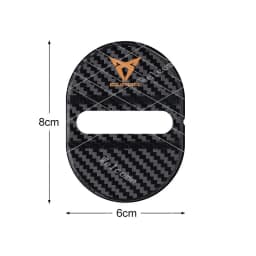 Silicone Car Door Lock Buckle Protection Cover Elastic For Seat Cupra Ateca Born Leon IBIZA Raval Formentor Terramar valve core