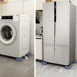 4PCS Anti-Vibration Washing Machine Feet-Suitable for Refrigerators for Anti-Slip Stability,Anti-Slip Base,Sound Dampening Pads