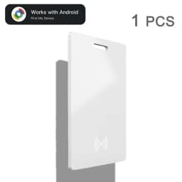 Android Wireless Charging Tracking Location Wallet Tracker Card - Waterproof GPS Locator Compatible with Google Find My App