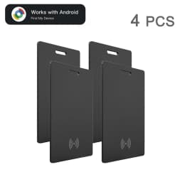 Android Wireless Charging Tracking Location Wallet Tracker Card - Waterproof GPS Locator Compatible with Google Find My App
