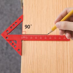 Precision Plastic/Aluminum Alloy Center Finder & Line Gauge with 45/90° Angle Marking Ruler - Woodworking Tool for Carpenters