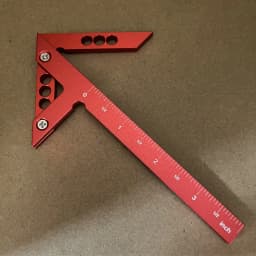 Precision Plastic/Aluminum Alloy Center Finder & Line Gauge with 45/90° Angle Marking Ruler - Woodworking Tool for Carpenters