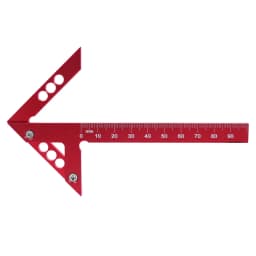 Precision Plastic/Aluminum Alloy Center Finder & Line Gauge with 45/90° Angle Marking Ruler - Woodworking Tool for Carpenters