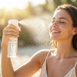 High Pressure Continuous Spray Bottle Hair Care Makeup Water Replenishing Separate Bottle Press Mist Spray Bottle
