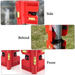 Magnetic Column Level, Adjustable Folding Column Level with Elastic Ring Level, suitable for Pipeline Tree Columns