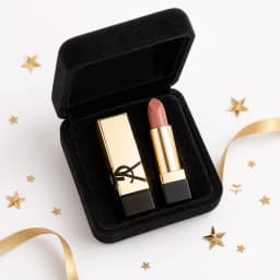 YSL Rouge Pur Couture Satin Lipstick Mini NM Nu Muse 1.3g Moisturizing Long Lasting Lipstick with Ceramides Nourishing Lip Care