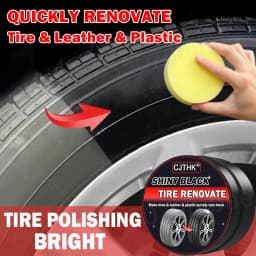 Tire Coating Wax Car Tire Retreading and Film Plating Cream Tire Shine Coating Wax Auto Rubber Parts Shiny Paste Anti-Aging