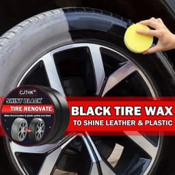 Tire Coating Wax Car Tire Retreading and Film Plating Cream Tire Shine Coating Wax Auto Rubber Parts Shiny Paste Anti-Aging