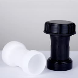S60*2 IBC Tank Extension Adapter 60mm Coarse Female x Male Plastic Extension Tube for Ton Barrels Water Tank Outlet Connector