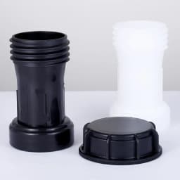 S60*2 IBC Tank Extension Adapter 60mm Coarse Female x Male Plastic Extension Tube for Ton Barrels Water Tank Outlet Connector