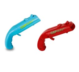 Portable Creative Pistol Bottle Cap Launcher Beer Opener Shooting Cap Gun Multifunctional Home Kitchen Bar Gadget Funny Gift