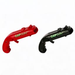 Portable Creative Pistol Bottle Cap Launcher Beer Opener Shooting Cap Gun Multifunctional Home Kitchen Bar Gadget Funny Gift