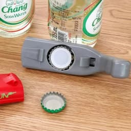 Portable Creative Pistol Bottle Cap Launcher Beer Opener Shooting Cap Gun Multifunctional Home Kitchen Bar Gadget Funny Gift