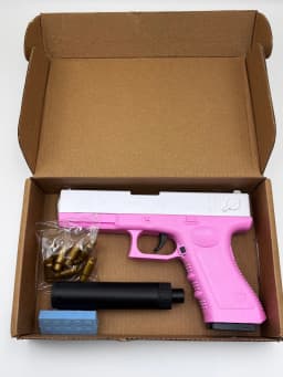 NEW High quality soft bullet air gun manual toy gun lower magazine laser outdoor sports CS game weapons children gift boys gift