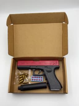 NEW High quality soft bullet air gun manual toy gun lower magazine laser outdoor sports CS game weapons children gift boys gift