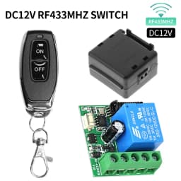 DC 12V 433Mhz RF Wireless Remote Control Switch Relay 1CH Receiver Module For LED Door Electromagnetic Lock DIY