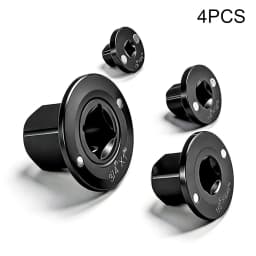 Low-Profile Impact Socket Adapter Set 3/4 to 1,1/2 to 3/4,3/8 to 1/2,1/4 to 3/8 Drive Ratchet Adapter 4 Pcs Socket Adapter Set