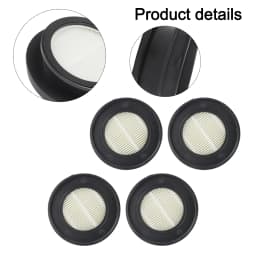Washable HEPA Filter For Laresar For V7 Handheld Vacuum Cleaner, Reusable Replacement Filters For Home With Pets, White