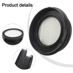 Washable HEPA Filter For Laresar For V7 Handheld Vacuum Cleaner, Reusable Replacement Filters For Home With Pets, White