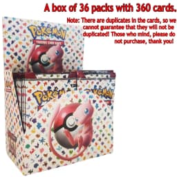 Pokemon 360Pcs Card Prismatic Evolutions Scarlet Violet 151 Destined Rivals Black Bolt English Booster Battle Transaction Card