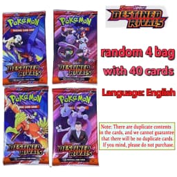 Pokemon 360Pcs Card Prismatic Evolutions Scarlet Violet 151 Destined Rivals Black Bolt English Booster Battle Transaction Card