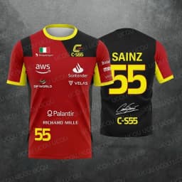 2026 New Special Edition Hamilton Summer Unisex Motorsport Fans 44 Red Black Racing Team Uniform Jersey T-Shirt