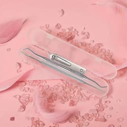 3pcs Set Professional Endogenous Toenail Suit: Stainless Steel File with Lifter and Storage Box-No Odor, Foot and Nail Care