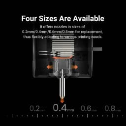 Kobra X Bimetallic Nozzle For Anycubic Hotend Print Head Assembly Kobra X Hotend Nozzles 3D Printer Accessories