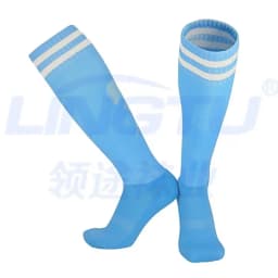 Loogdeel Football Socks Long Tube Knee Cotton Adults Children Legging Stockings Non-slip Soccer Baseball Running Sports Socks