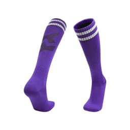 Loogdeel Football Socks Long Tube Knee Cotton Adults Children Legging Stockings Non-slip Soccer Baseball Running Sports Socks