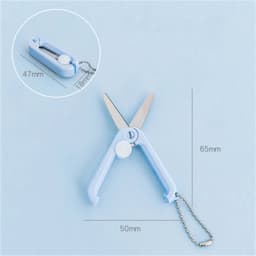 Mini Portable Portable Small Scissors Creative Paper-cutting Notebook Tool That Can Be Extended and Folded