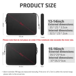 Hard EVA Laptop Sleeve Case 13 13.3 15.6 16inch For MacBook Air/Pro Shockproof Computer Bag With Lenovo, HP, ASUS, Dell Carrying