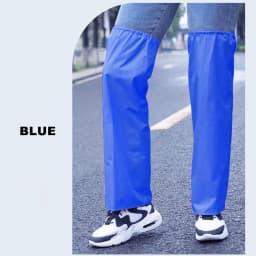 1 Pair Packable Rain Pants – Waterproof Outdoor Leg Cover Lightweight for Hiking Camping Travel Unisex