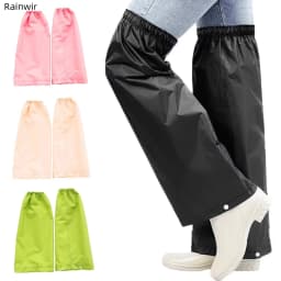1 Pair Packable Rain Pants – Waterproof Outdoor Leg Cover Lightweight for Hiking Camping Travel Unisex
