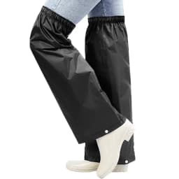 1 Pair Packable Rain Pants – Waterproof Outdoor Leg Cover Lightweight for Hiking Camping Travel Unisex