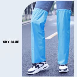 1 Pair Packable Rain Pants – Waterproof Outdoor Leg Cover Lightweight for Hiking Camping Travel Unisex