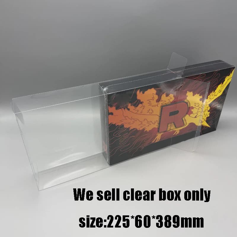 For TCG Ultra Clear Protective Case Team Rocket's Moltres ex US Version protective case