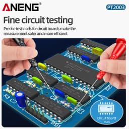 1000V/10A Pen Extension Needle Tip Multimeter Wire ANENG PT2003 1 Pair Probe Tip Test Fine Tip Bendable Probe Detachable Tools