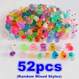 Creativity Luminous Mini Resin Animal Including Tiny Glowing Ducks Perfect For Decorating Fairy Gardens Aquariums And Dollhouses
