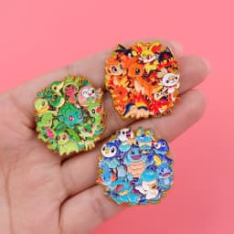 Cute Anime Genie Enamel Pins Cartoon Game Figures Brooch Lapel Pin Badge on Backpack Clothing Accessories Fashion Jewelry Gifts