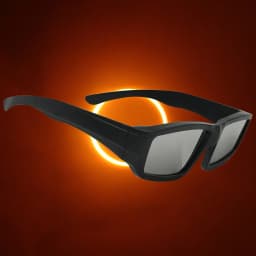 Safe Solar Eclipse Glasses Plastic Frame Professional Solar Viewer Shade For Direct Sun Observation Total Eclipse Eyewear