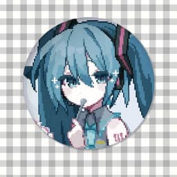 Cute Anime-H-hatsune-MikuS Kawaii Badge Pins For Friend, Backpack, Clothing, Collectible Accessories, Jewelry Gift