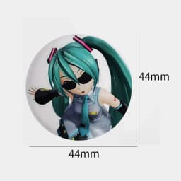 Cute Anime-H-hatsune-MikuS Kawaii Badge Pins For Friend, Backpack, Clothing, Collectible Accessories, Jewelry Gift